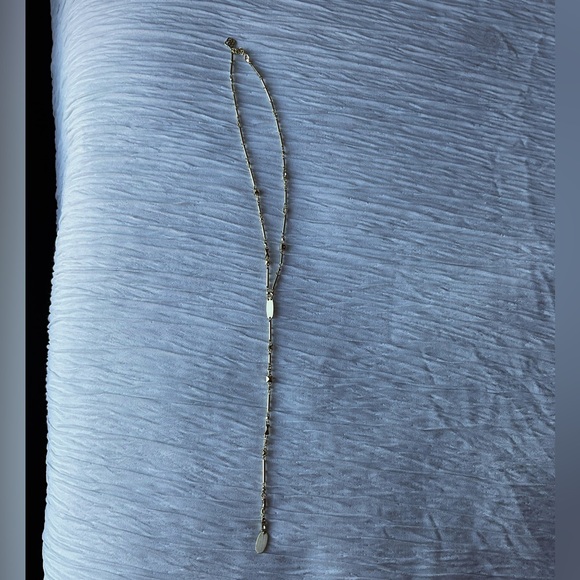 Kendra Scott Gold Crowley Y Necklace - Picture 2 of 4